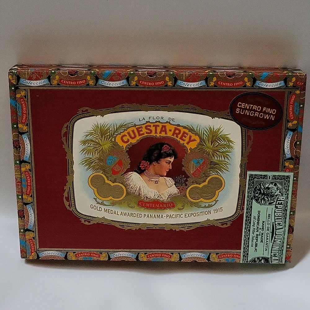 Cuesta-Rey Red Wooden Empty Cigar Craft Box